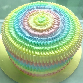 Cool Rainbow Birthday Cakes
